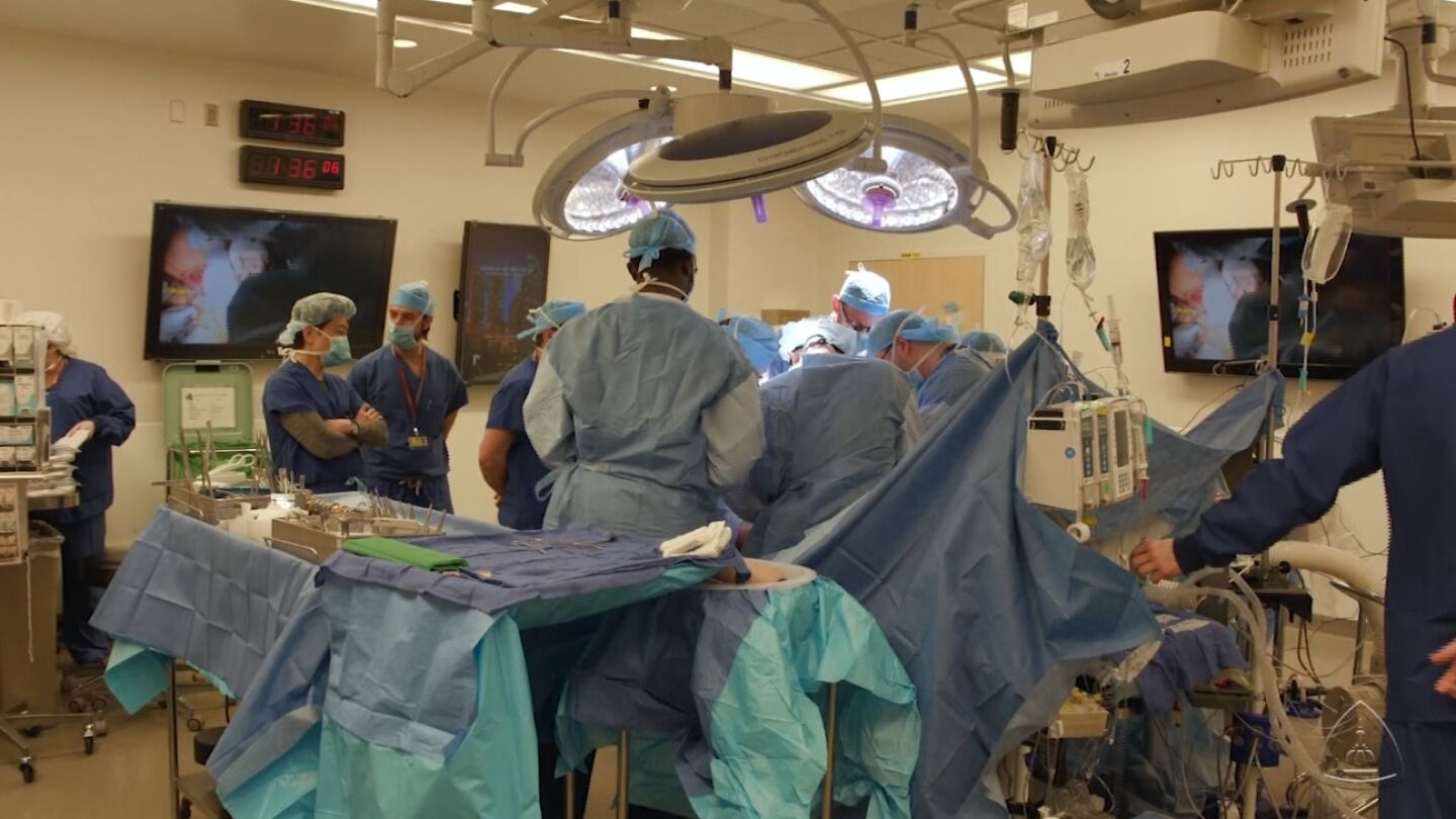 Equipo m&eacute;dico que ha trasplantado un pene