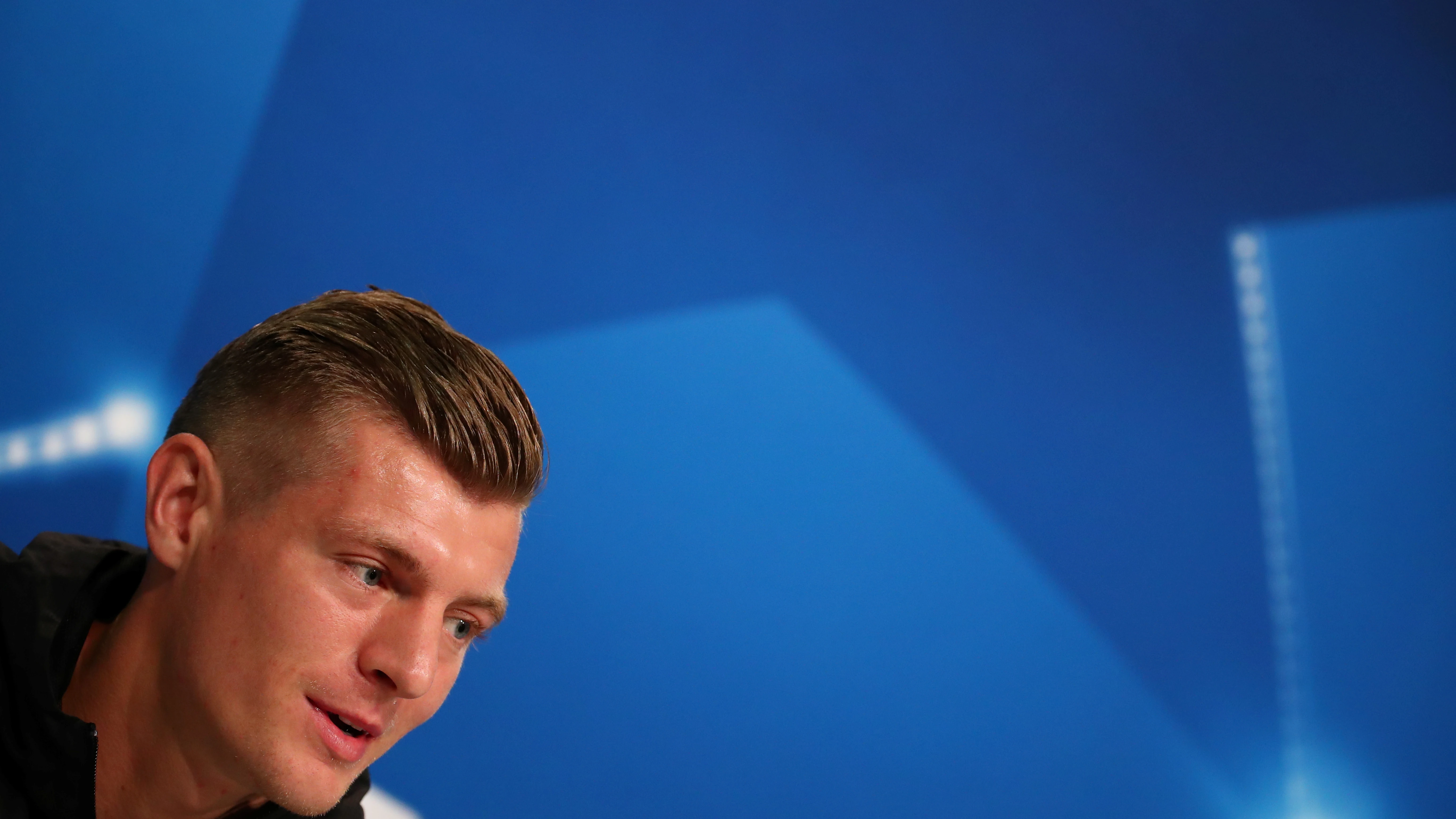 Kroos habla ante los medios de comunicación
