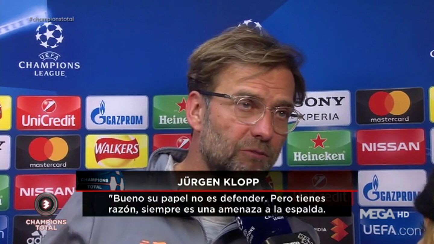 Klopp, con Susana Guasch: "Si Salah se hubiese lesionado s&iacute; que habr&iacute;a sido un error"