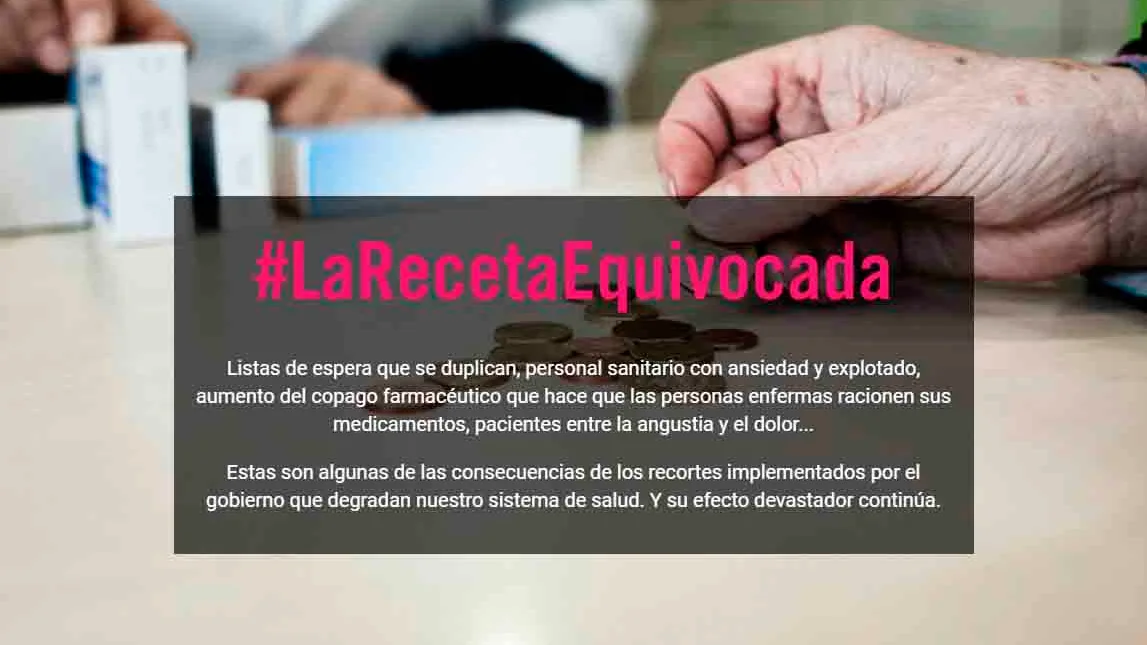 Campaña de Amnistía Internacional #LaRecetaEquivocada