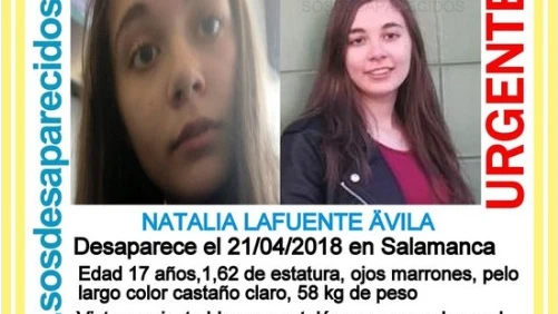 Joven desaparecida en Salamanca