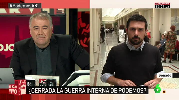 Ramón Espinar, secretario general de Podemos Madrid y portavoz en el Senado