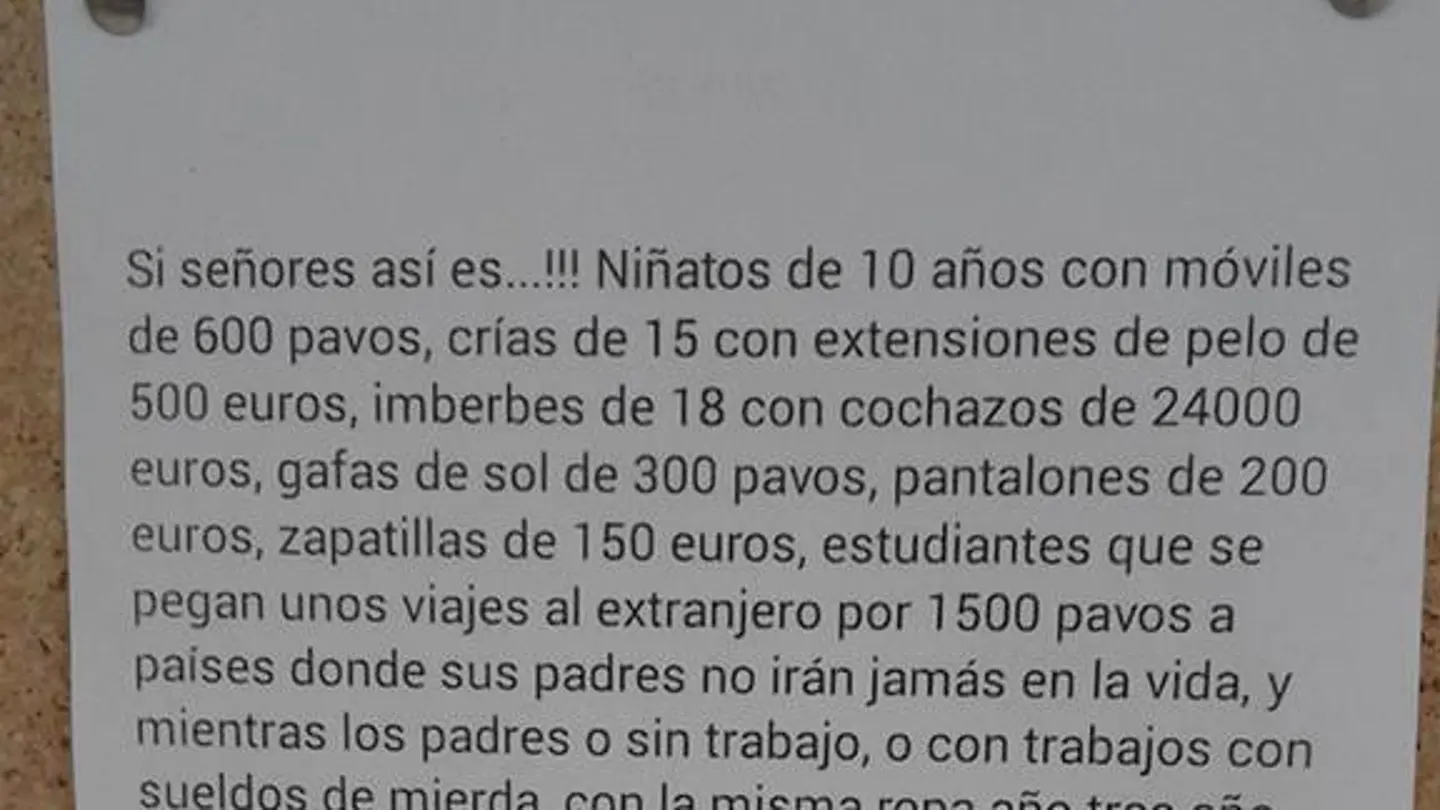 El texto sobre niños malcriados El texto sobre niños malcriados