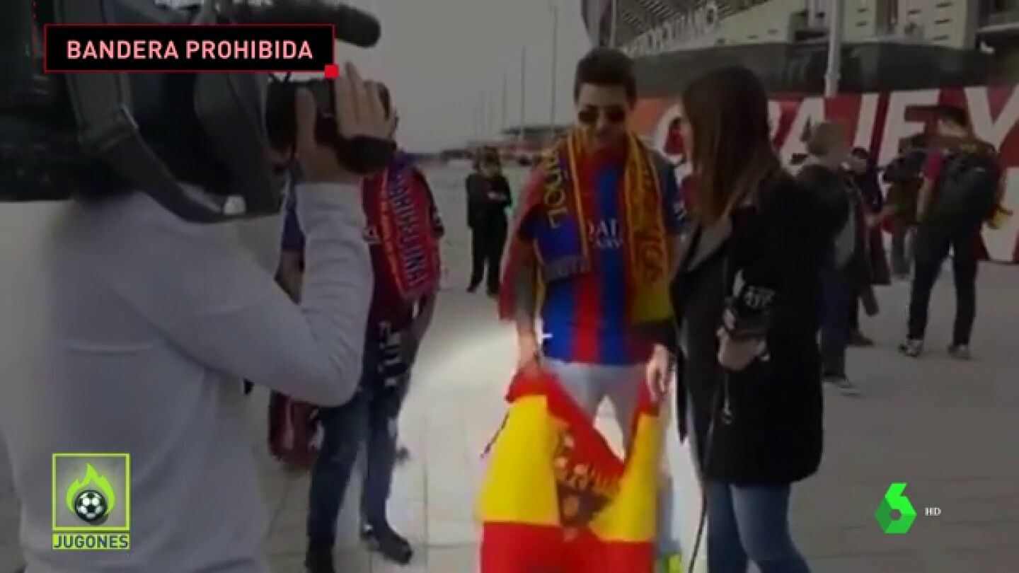 BAR&Ccedil;A TV 'VETA' UNA BANDERA DE ESPA&Ntilde;A