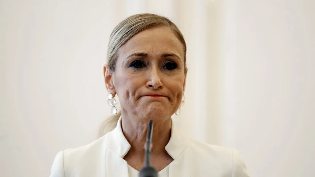 Cristina Cifuentes antes de anunciar su dimisión