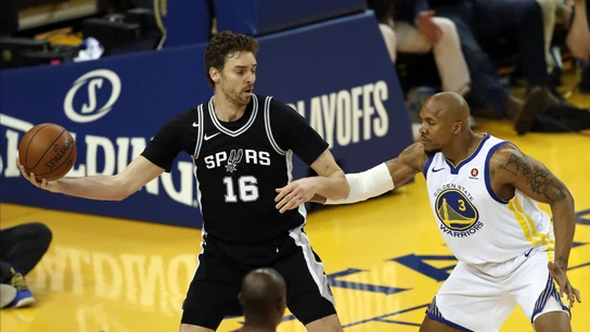 Pau Gasol, en acción ante los Warriors Pau Gasol, en acción ante los Warriors