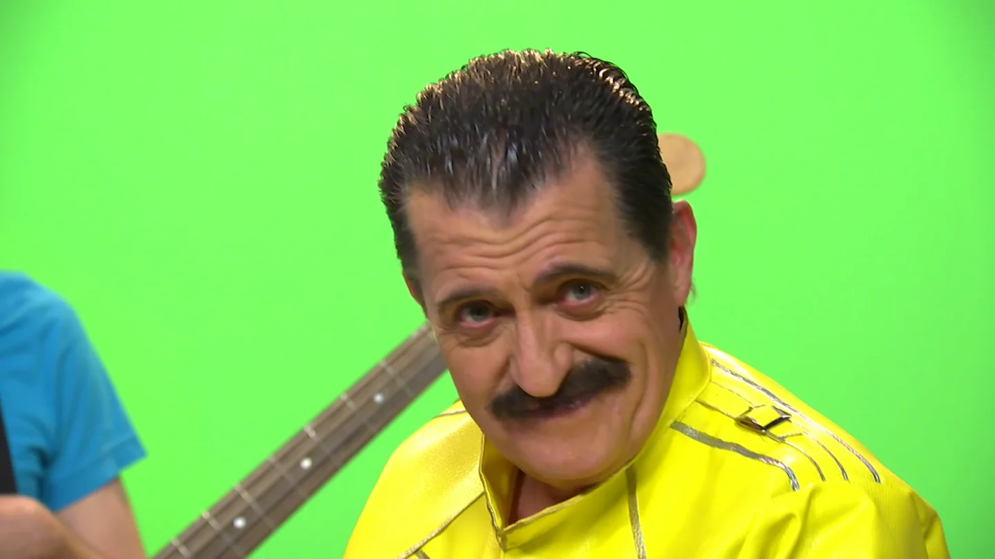 El Gran Wyoming en el making of de 'Queens, El Musical' de El Intermedio El Gran Wyoming en el making of de 'Queens, El Musical' de El Intermedio