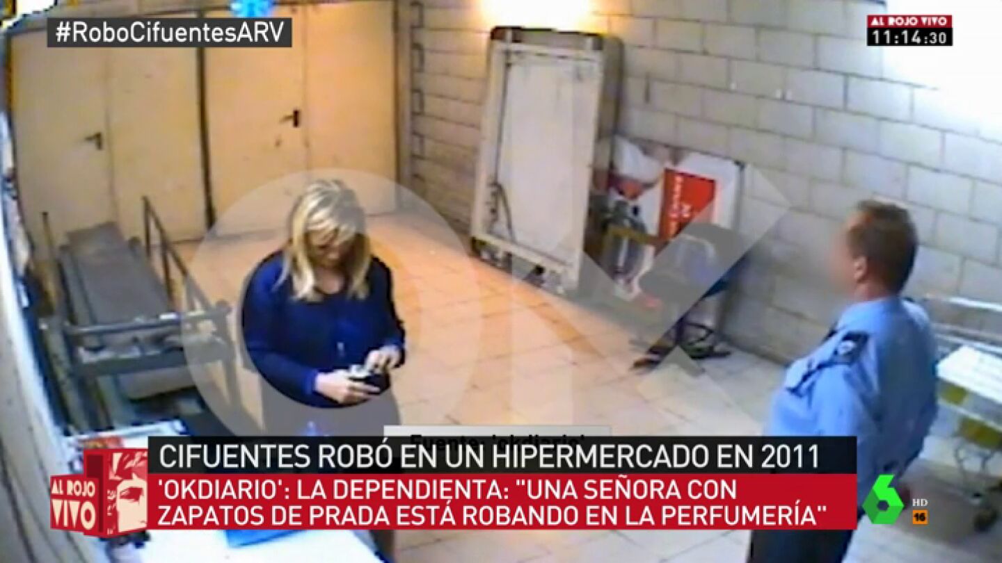 Cristina Cifuentes fue 'pillada' robando en un supermercado en 2011