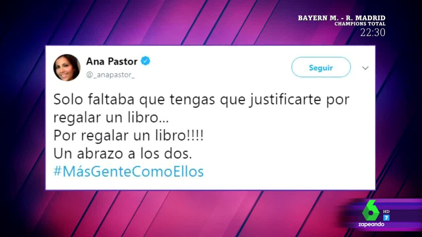 Las reacciones de los periodistas ante la pol&eacute;mica del regalo de Alfred y Amaia por Sant Jordi 