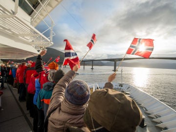 Día Nacional de Noruega a bordo de un crucero