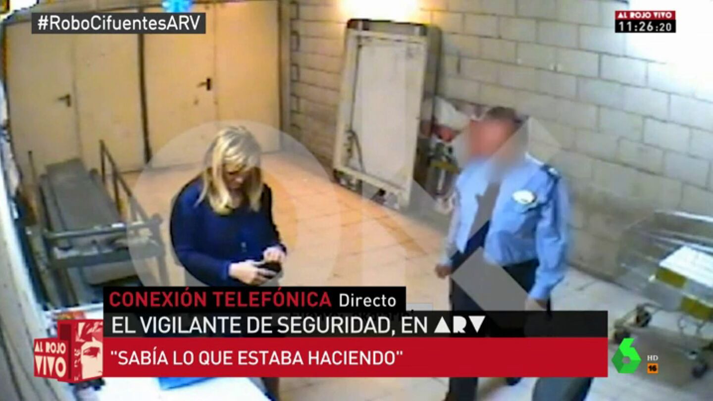 Habla el vigilante que pill&oacute; a Cifuentes robando