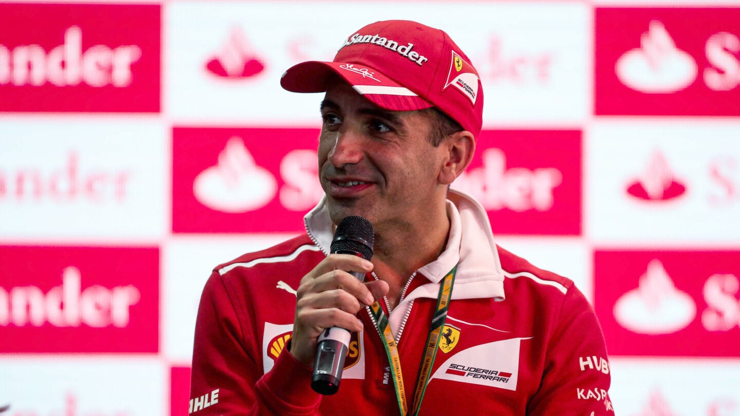 Marc Gen&eacute;, en un acto de Ferrari