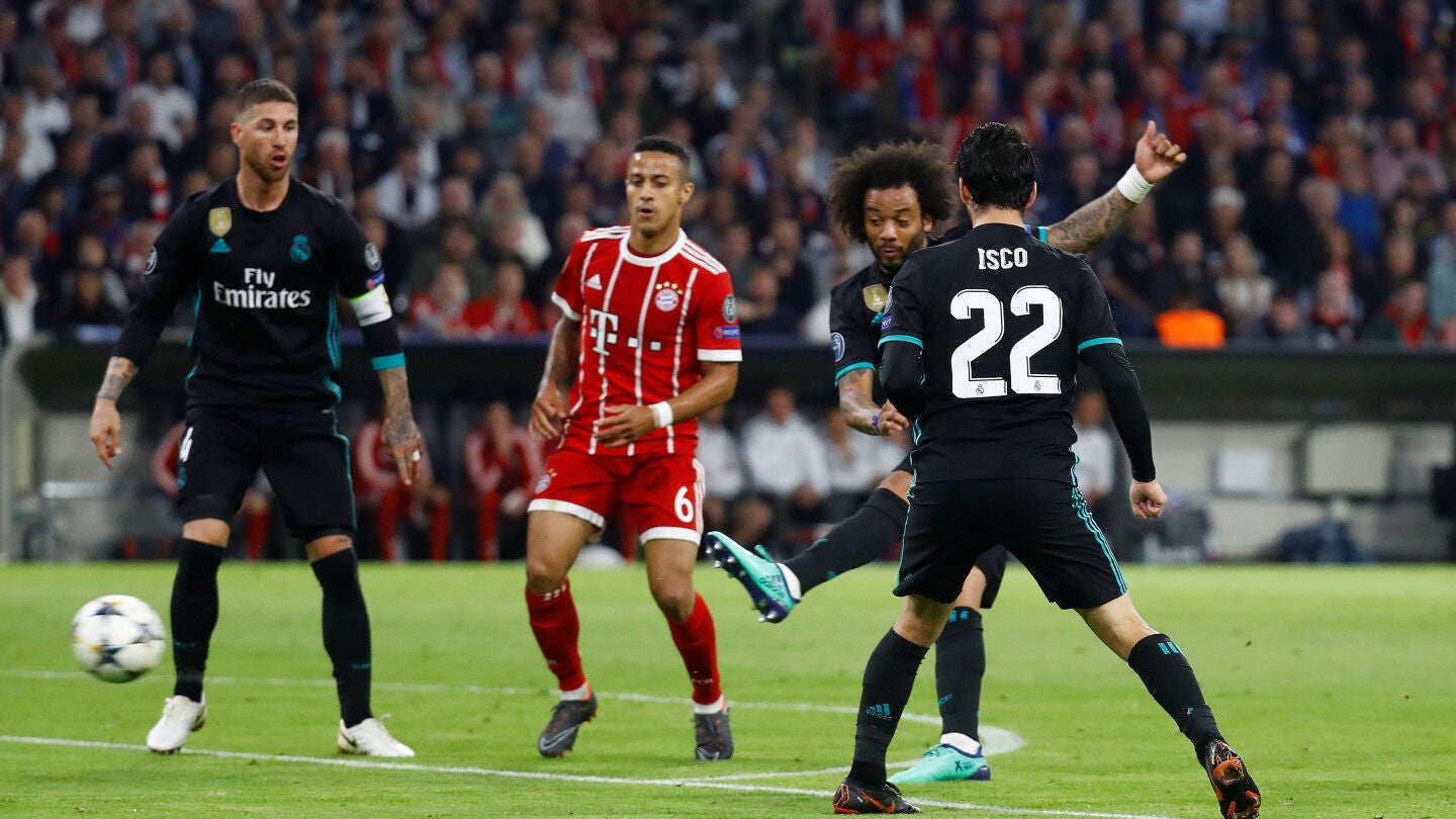 El disparo de Marcelo para empatar el partido