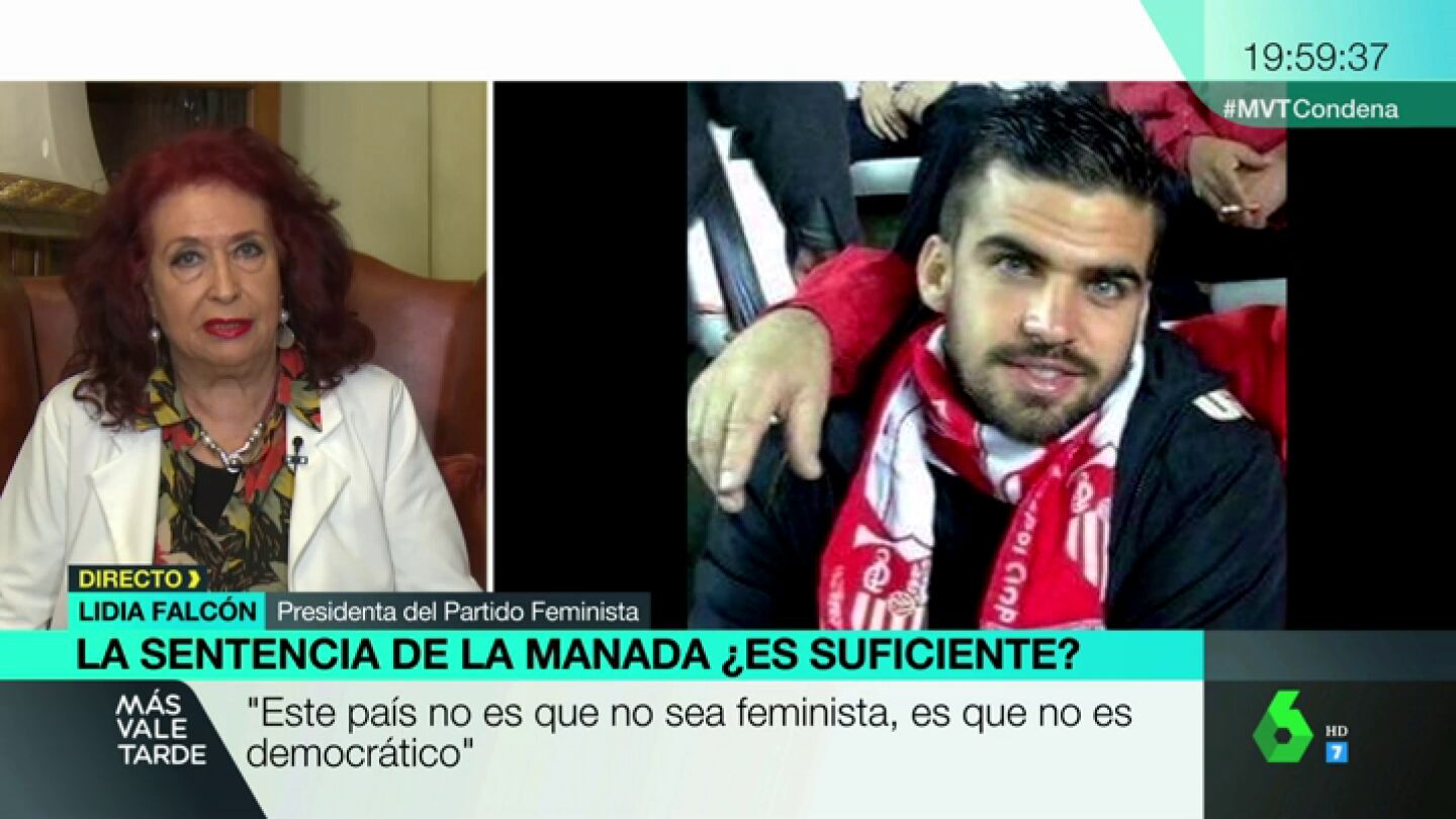 Lidia Falc&oacute;n, presidenta del Partido Feminista