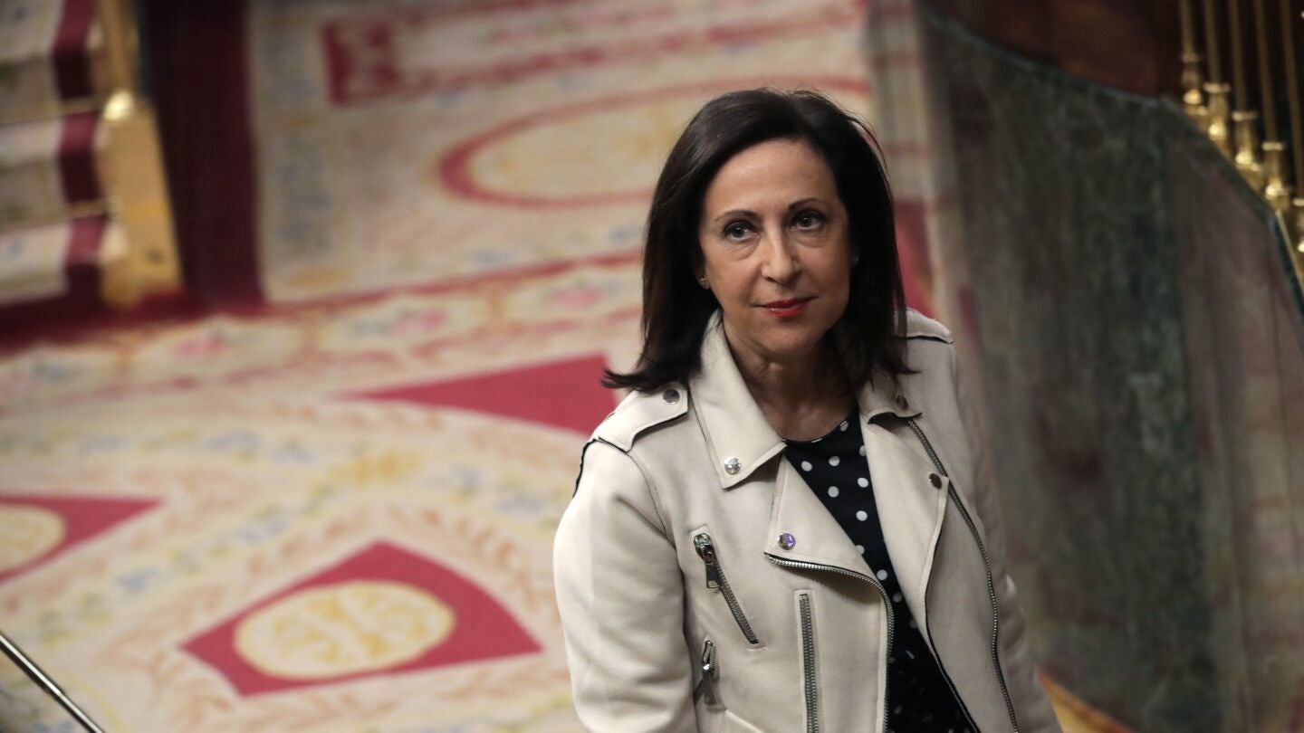 La portavoz del PSOE Margarita Robles, en el pleno del Congreso de los Diputados