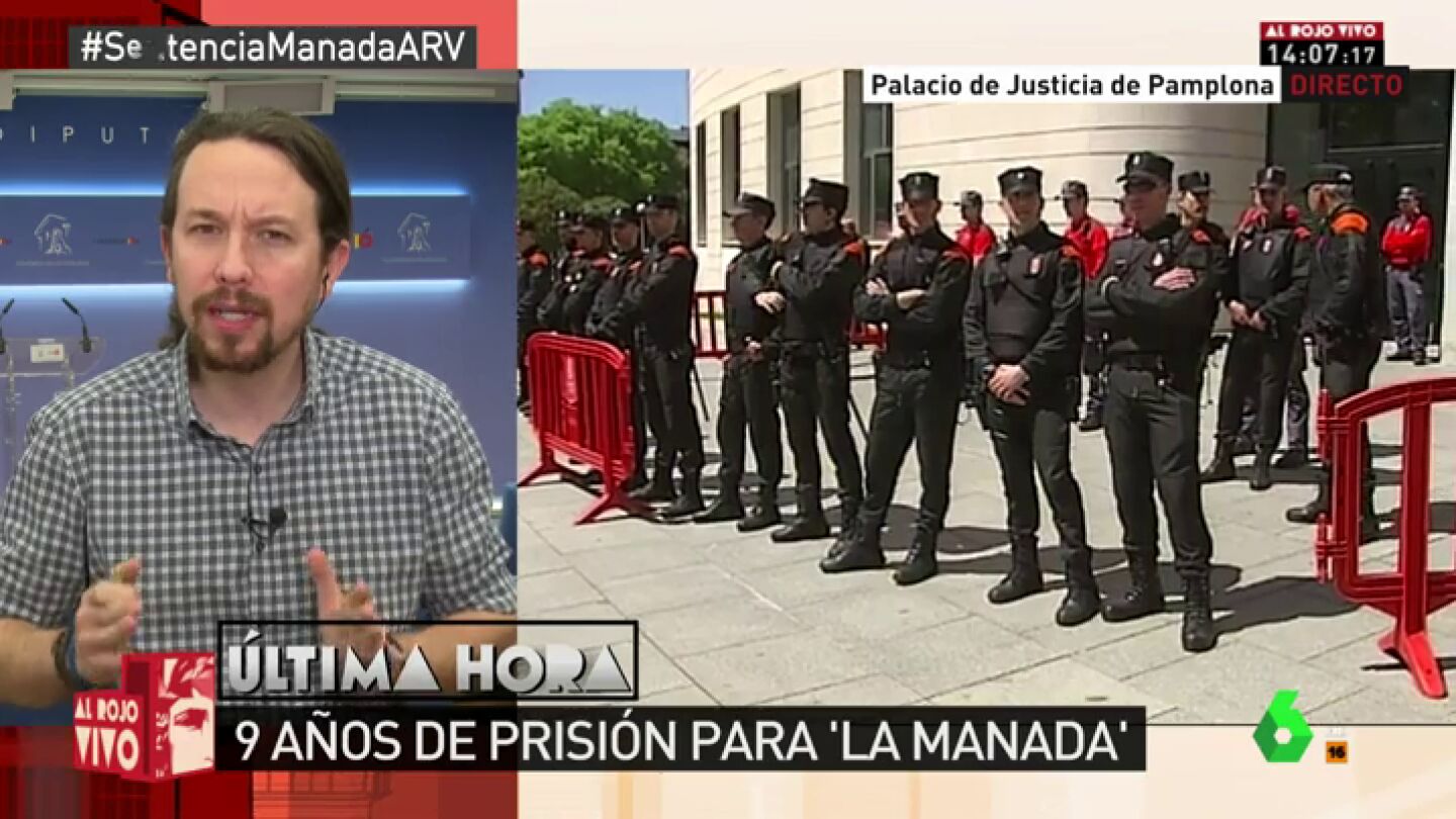 El l&iacute;der de Podemos, Pablo Iglesias