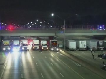 Trece camioneros se unen y evitan un suicidio en Michigan