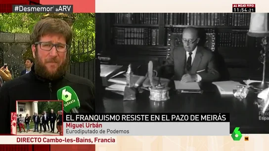Un grupo de eurodiputados vista el Pazo de Meirás: "Queremos poder juzgar al franquismo y acabar con su expolio" Un grupo de eurodiputados vista el Pazo de Meirás: "Queremos poder juzgar al franquismo y acabar con su expolio"