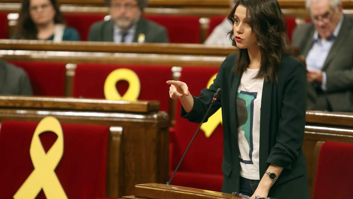 Inés Arrimadas en el Parlament