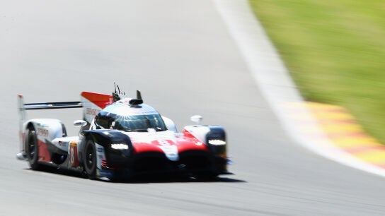Fernando Alonso, durante la clasificaci&oacute;n de las 6 Horas de Spa