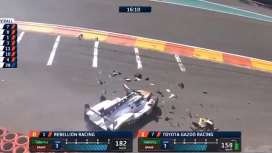 El accidente de Pietro Fittipaldi El accidente de Pietro Fittipaldi