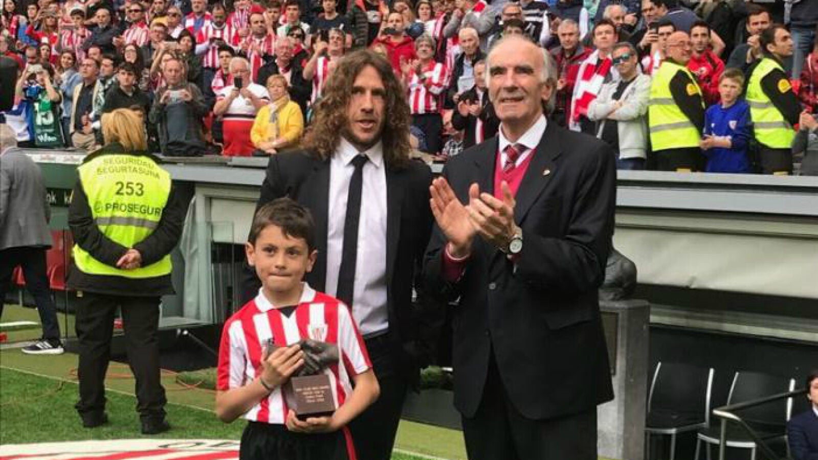 Puyol, con el One Club Man Award