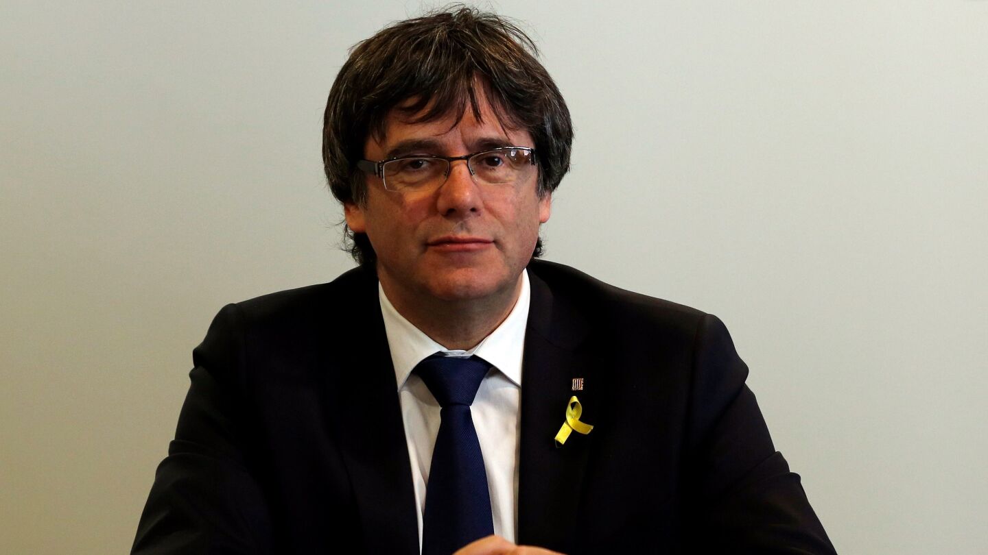 El expresidente catal&aacute;n Carles Puigdemont