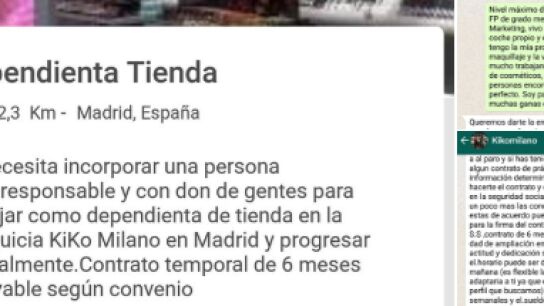 Denuncia una estafa en una oferta de trabajo