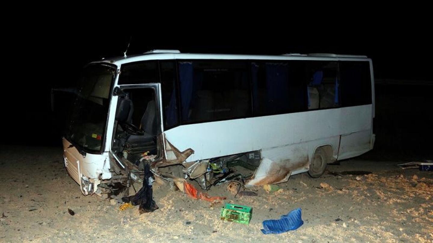 Estado en el que qued&oacute; el autob&uacute;s tras el accidente