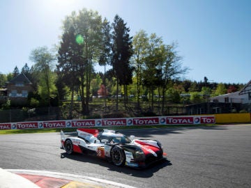 Fernando Alonso, a bordo del Toyota Fernando Alonso, a bordo del Toyota