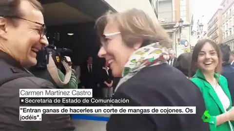 Carmen Martínez Castro, secretaria de Estado de Comunicación Carmen Martínez Castro, secretaria de Estado de Comunicación