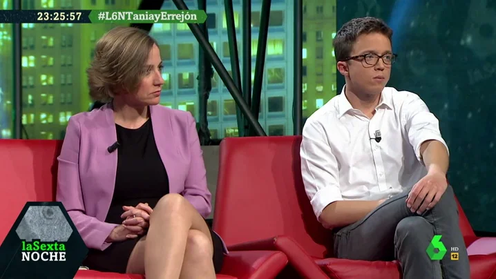 Tania Sánchez e Íñigo Errejón