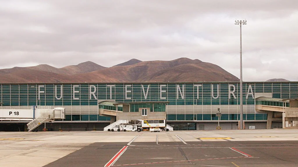 Imagen del aeropuerto de Fuerteventura