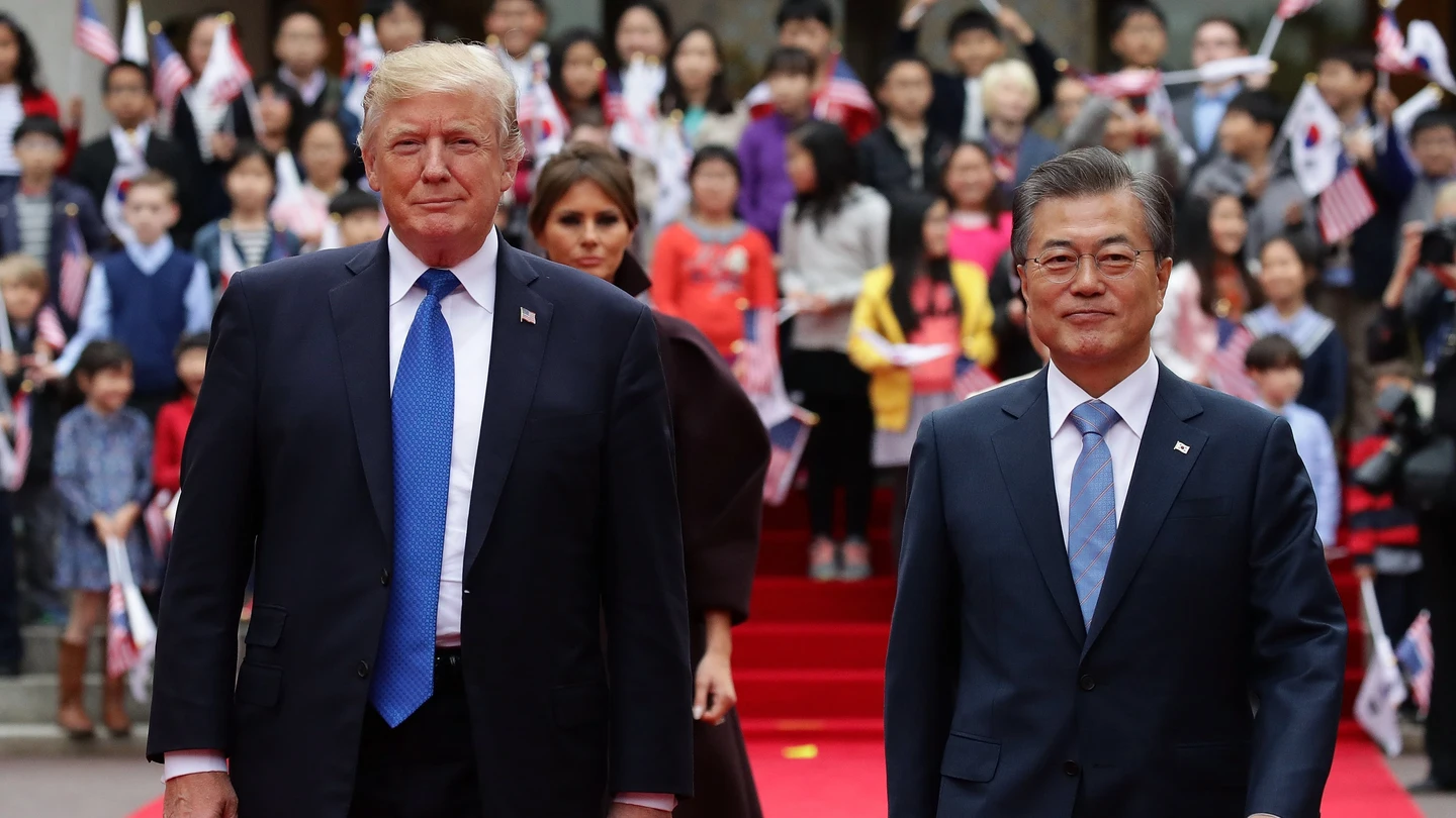 El presidente surcoreano, Moon Jae-in, y su homólogo estadounidense, Donald J. Trump El presidente surcoreano, Moon Jae-in, y su homólogo estadounidense, Donald J. Trump