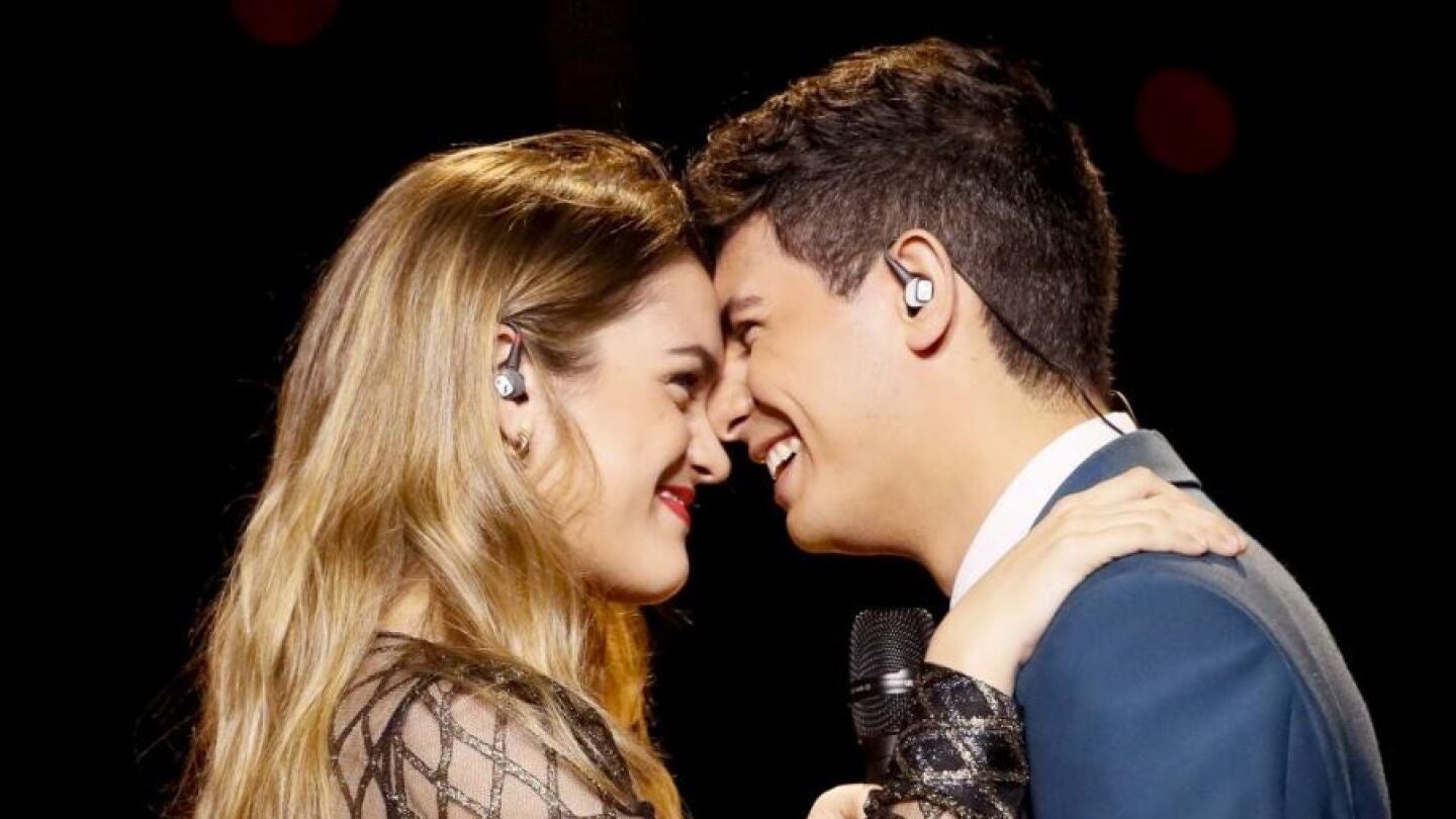 Amaia y Alfred en el segundo ensayo en Eurovisi&oacute;n