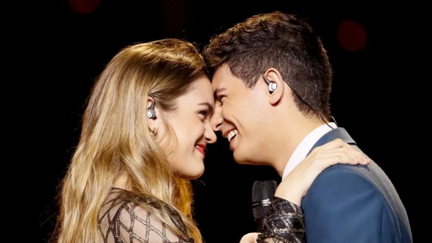 Amaia y Alfred en el segundo ensayo en Eurovisión Amaia y Alfred en el segundo ensayo en Eurovisión