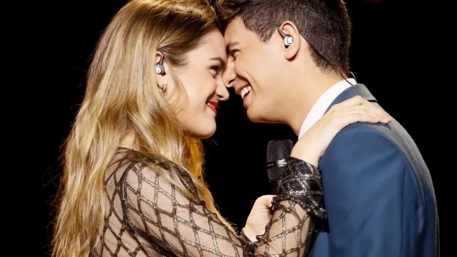 Amaia y Alfred en el segundo ensayo en Eurovisión