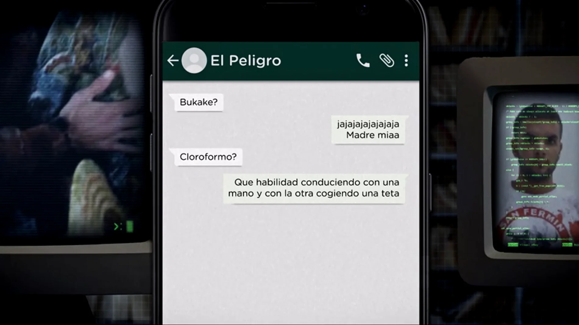 Los whatsapps en el chat de 'El Peligro'