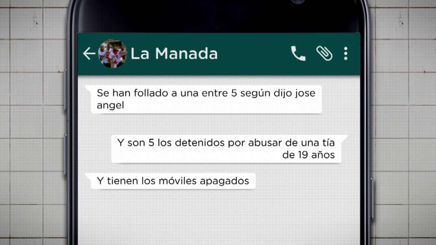 Whatsapp de La Manada