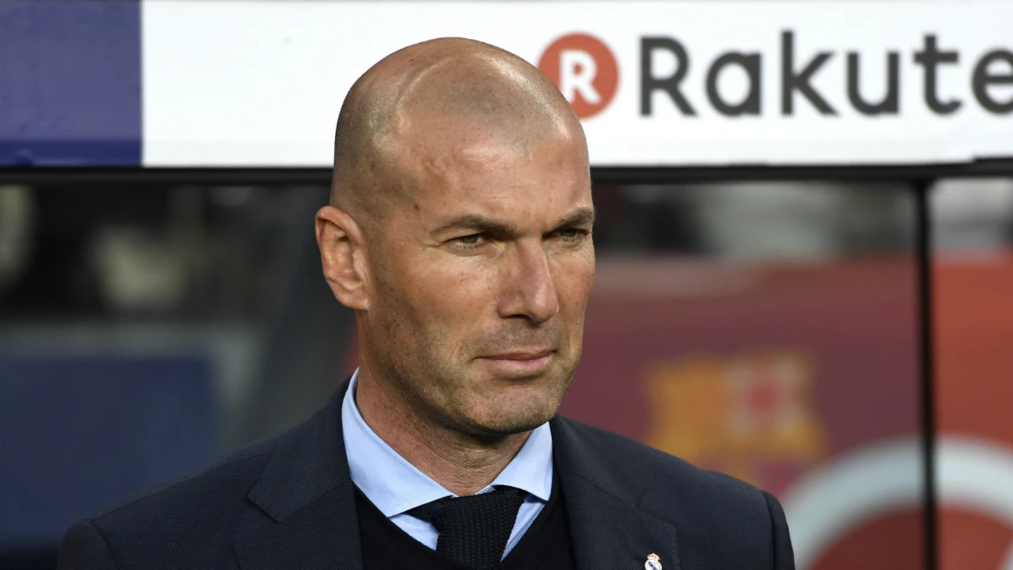 Zinedine Zidane, durante un partido Zinedine Zidane, durante un partido