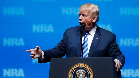 Donald Trump en una convención de armas de Dallas, Estados Unidos Donald Trump en una convención de armas de Dallas, Estados Unidos