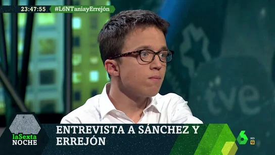Íñigo Errejón en laSexta Noche Íñigo Errejón en laSexta Noche
