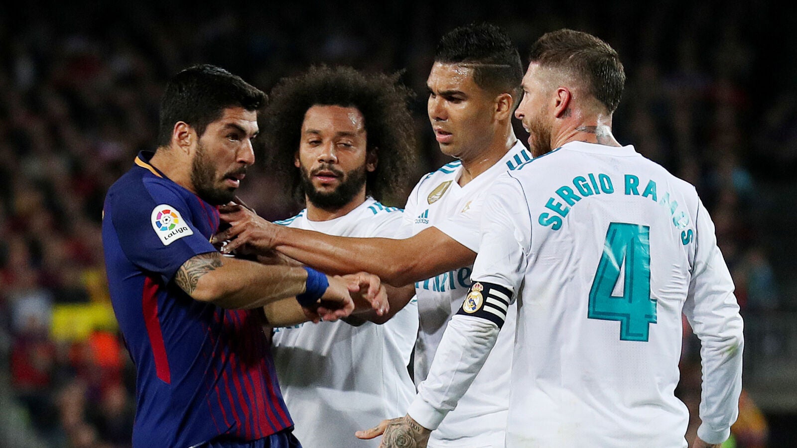 Sergio Ramos y Luis Su&aacute;rez