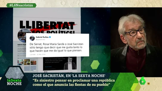 José Sacristán a Gabriel Rufián José Sacristán a Gabriel Rufián