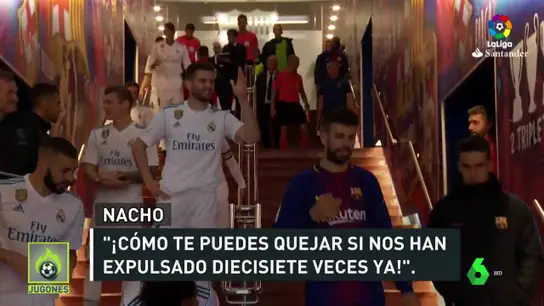 Nacho y Piqué, bronca en el túnel de vestuarios Nacho y Piqué, bronca en el túnel de vestuarios