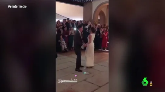 Ignacio González bailando en la boda de su hija Ignacio González bailando en la boda de su hija