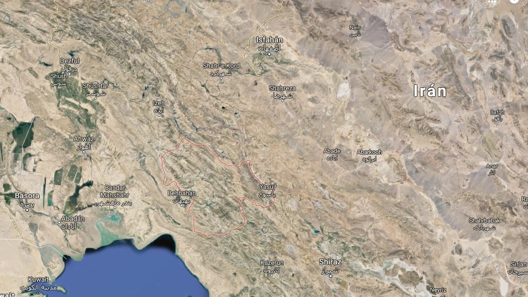 Provincia iraní de Kohkiluyeh y Buyer Ahmad, donde ha tenido lugar el terremoto