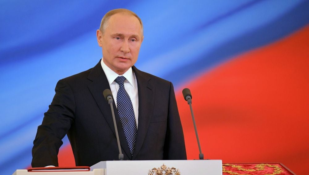 Investidura del dirigente ruso, en el Gran Palacio del Kremlin, Moscú, Rusia
