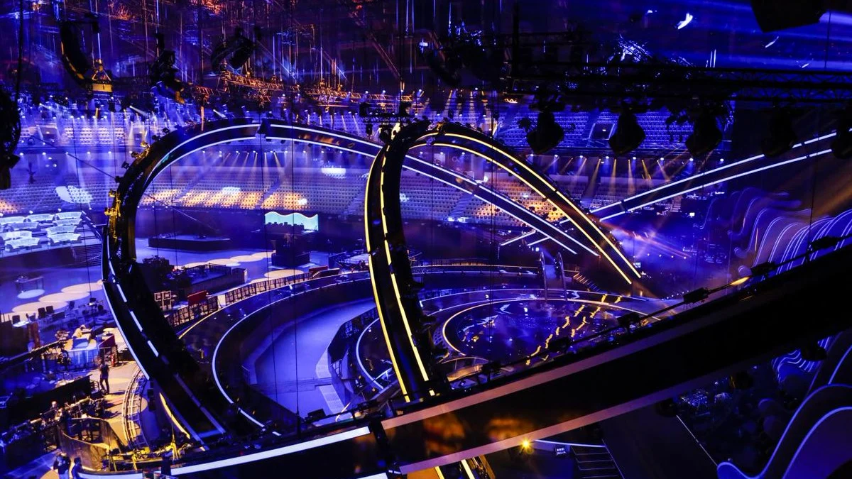 El escenario de Eurovisión