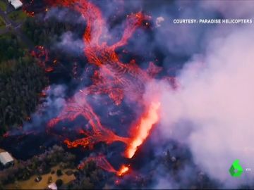 Más de 2.000 evacuados ante los chorros de lava de hasta 70 metros y los gases tóxicos: el volcán Kilauea sigue en erupción Más de 2.000 evacuados ante los chorros de lava de hasta 70 metros y los gases tóxicos: el volcán Kilauea sigue en erupción